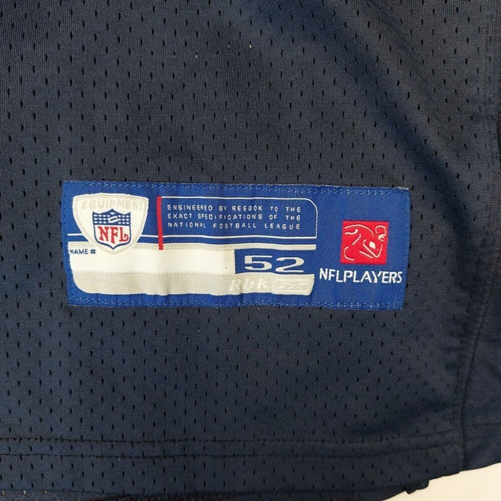 Reebok Equipment Mens 52 St. Louis Los Angeles Rams Chris Long #72 Jersey Blue - Picture 5 of 11